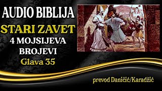 4 Mojsijeva 35 glava  Brojevi  Audio Biblija  Levitski Gradovi [upl. by Rehpotsirhcnhoj]