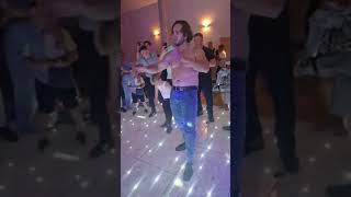 irish traveller dance off at wedding funny gypsy bkb bareknuckle [upl. by Aehta]