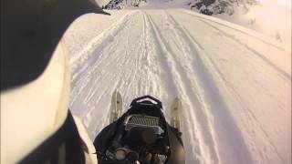 Turbo apex up Dixies chute in bc [upl. by Attoynek811]