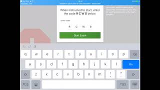 ExamSoft Exam with Examplify on iPad [upl. by Alegnasor]