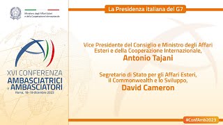 Sessione sulla Presidenza Italiana del G7 [upl. by Ibrahim]