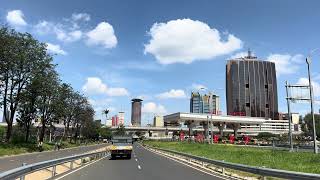 Nairobi City County Kenya’s Capital Expressway Highway Skyline Skyscrapers Icon Buildings Highrise [upl. by Aikemaj303]