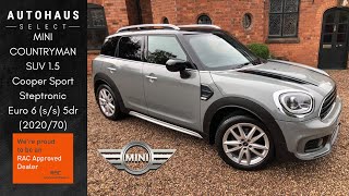 2020 MINI Countryman Cooper Sport Low Mileage JCW Spec Main Dealer Serviced  Autohaus Select [upl. by Herald]