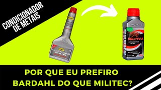 BARDAHL é melhor que MILITEC  Condicionador de metais [upl. by Nazar166]