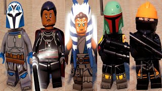 LEGO Star Wars The Skywalker Saga  All Mandalorian Season 2 DLC Characters Showcase 4K 60FPS [upl. by Suertemed]