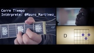 Corre Tiempo  Andres Cepeda Tutorial Cover  Acordes Mauro Martinez [upl. by Mandle]