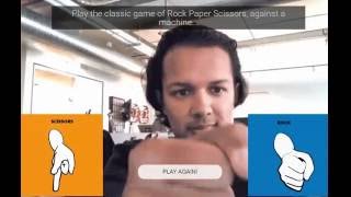 Rock Paper Scissors  Machine Learning Style using Tensor Flow [upl. by Ahsoyem574]