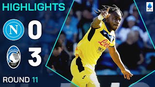 NAPOLIATALANTA 03  HIGHLIGHTS  Lookman and Retegui dismantle league leaders  Serie A 202425 [upl. by Morgan]