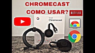 COMO INSTALAR O CHROMECAST E ESPELHAR A TELA DO CELULAR NA TV USANDO CHROMECAST  COMO USAR [upl. by Yard]