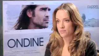 ALICJA BACHLEDA interview for her new film ONDINE and her relationship with COLIN FARRELL [upl. by Yanrahs]