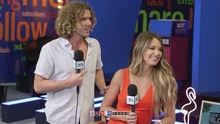 BB20 Runner Up  Tylers Backyard Interview After The BB20 Finale Angela joins him [upl. by Eemyaj]