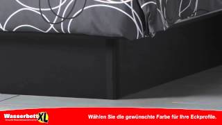 Wasserbett Farbe Eckprofile  Wasserbett XL [upl. by Ajar]