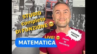 STUDIO DI FUNZIONE funzione fratta esami di maturità analisi matematica 1 esami di stato [upl. by Seabrook]