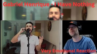 STUNNING Gabriel Henrique  I Have Nothing Whitney Houston Cover  VERY EMOTIONAL REACTION [upl. by Anha380]