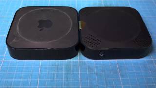 Wintel Box CXW8 Mini Windows 10 PC VS Apple TV Size Comparison [upl. by Annerahs]