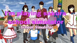 Im playing sakura school simulator ep7 [upl. by Aytida364]