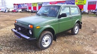 2016 Lada 4x4 Niva Start Up Engine and In Depth Tour [upl. by Ahsocin718]