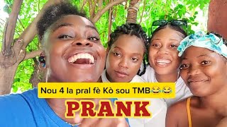 PRANK Medam yo met tèt ansanm yo prank Acteur Wens li telman fache son bagay grav😂 [upl. by Elram588]