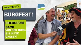 Alle zwei Jahre wieder  Das Burgfest in Obergrombach [upl. by Demaggio524]