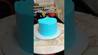 Mini cake icing pakkalama 🤯 salem trending ytshorts abiscake minivlog viralvideo viralshort [upl. by Libbi86]