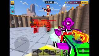 Pixel Gun 3D I Bought Bad Clown Weapon And Played Block Crash With It GameplayMiniGame [upl. by Ahsikad]