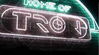 SDCC 2010 Flynns Arcade  Disneys TRON Legacy Offsite Event [upl. by Gnok]