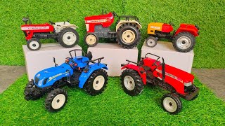 New model toy size tractor unboxing video  Sonalika 60  Eicher  Ford  New Holland  JCB [upl. by Ttoile451]