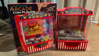 Unboxing and Testing Electronic Arcade Coin Pusher [upl. by Wamsley]