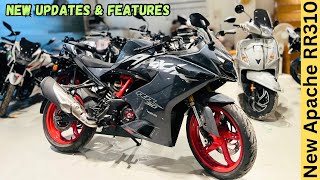 2024🔥New Updated TVS Apache RR310 Bomber Grey Full Review ❤️ Quick Shifter amp Cruise Control [upl. by Krenn757]