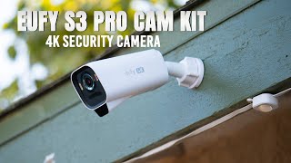 Eufy S3 Pro Cam Kit Review  4K Wireless Security Camera [upl. by Ial]