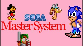 Top 30 best Sega Master system platform games [upl. by Aiykan118]