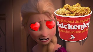 YTP Frozen 2 Craziness  Elsa loves Chickenjoy [upl. by Paymar]