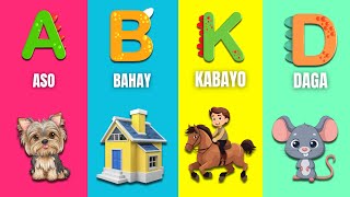 ABAKADA song  Filipino Alphabet  Learn Filipino for kids awitingpambata tagalognurseryrhymes [upl. by Dougie]