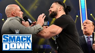 The Usos amp Roman Reigns Promo  Bloodline Civil War Starts – WWE Smackdown 63023 Full Segment [upl. by Dulcie]