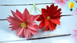 Blumen basteln mit Papier  Blume basteln  Geschenke basteln  Origami Blume [upl. by Correna981]