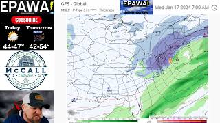 Friday January 12th 2024 video forecast [upl. by Naivart]