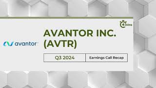 Avantor Inc AVTR Earnings Call Recap for Q3 2024 [upl. by Roobbie]