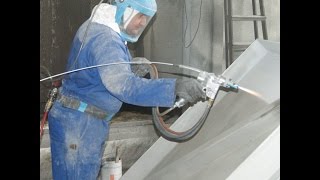 Metallisation  Thermal Spray Aluminium TSA of footbridge with flamespray MK73 [upl. by Autry36]