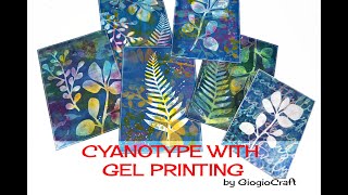 HOW to Unique prints with Cyanotype and Gel Printing [upl. by Nats695]