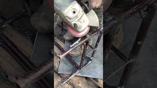 How we do our welding on rattan wrought frames [upl. by Eissert]