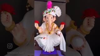 बाप्पा कीती गोड़ दिसतो 🥺❤️‍🩹🫶🏻🙏🏻bappa ganpatibappamorya bappashorts kokan mumbaiganpati [upl. by Ecirtaed]