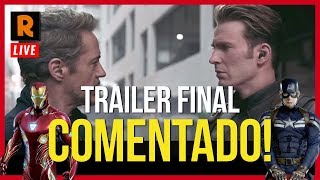 TRAILER 3 DE VINGADORES ULTIMATO COMENTADO [upl. by Stefania]