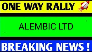 alembic share latest news alembic ltd share analysis alembic share latest news today [upl. by Norramic]