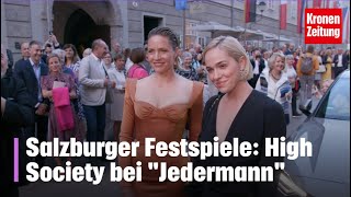 Salzburger Festspiele High Society traf sich bei „Jedermann“Premiere kronetv ADABEI [upl. by Kailey]