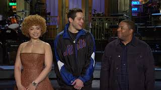 SNL Host Pete Davidson Thinks He’s Kenan Thompson’s Favorite Rapper [upl. by Thanh828]