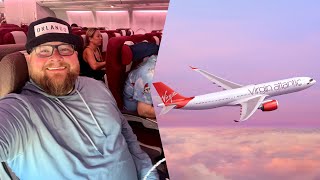 Flying From Orlando To London On Virgin Atlantic amp Hotel CheckIn  Room Tour  Hotels In London [upl. by Ibok]