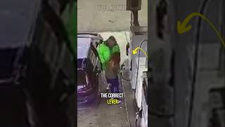 Girl Sprays Instructor With Gasoline accidental gasstation [upl. by Miarzim]