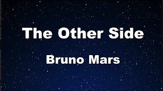 Karaoke♬ The Other Side feat Cee Lo Green amp BoB  Bruno Mars 【No Guide Melody】 Lyric [upl. by Doersten]