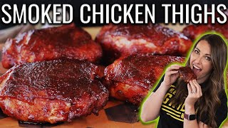 Seriously Easy SMOKED CHICKEN THIGHS [upl. by Casteel]