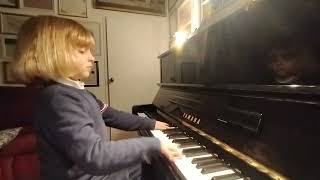 Alberto Cartuccia Cingolani 6 yo plays Rachmaninov  Polichinelle op3 no4 [upl. by Peters]